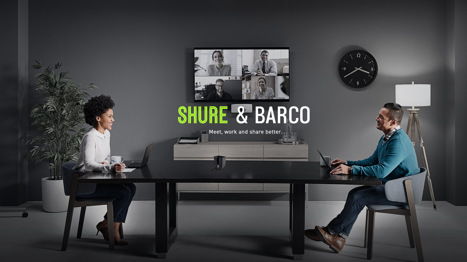 Barco + Shure