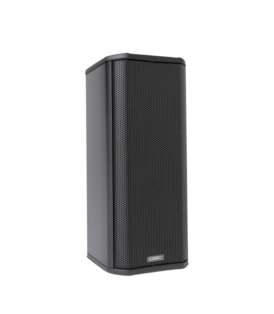 2.75 Fullrange x4 column surface speaker 30W 70100V transformer with 16 bypass 160 horizontal x 40 vertical coverage includes pantilt wall mount and input weather cover.Color Black.