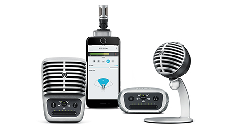 Shure unveils new MOTIV™ digital mics & iOS control app - News