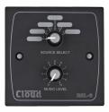 RSL-6B Remote Source / Volume Level Select Plate in Black - News