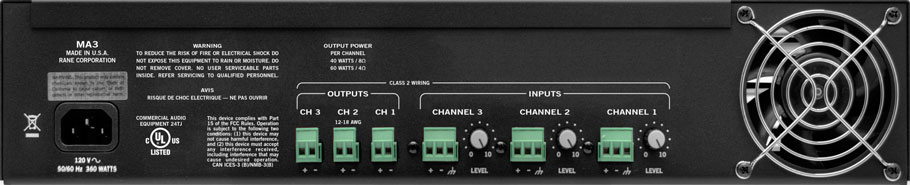 MA3 Multichannel Amplifier - News