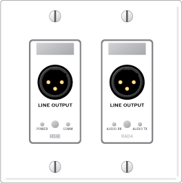 RAD4 – Dual XLR Line Outputs