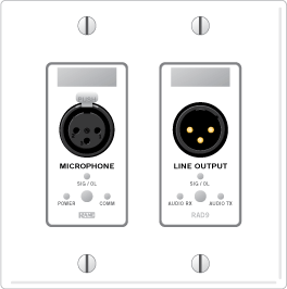 RAD9 – XLR Mic Input / XLR Line Output