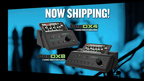 New PRODX Wireless Digital Mixers Now Shipping