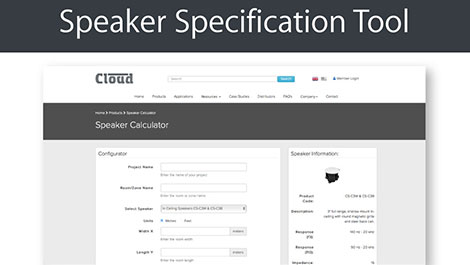 Have you tried a new Cloud Speaker Specification Tool yet? - News