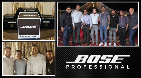 NMK Bags 3 Awards from Bose Professional!