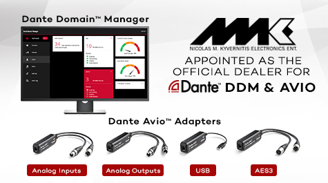 NMK Appointed as the Official Dealer for Dante DDM & AVIO