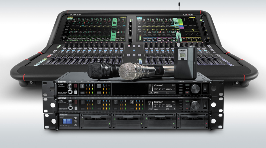 Allen & Heath Avantis Integrates Shure Wireless Control