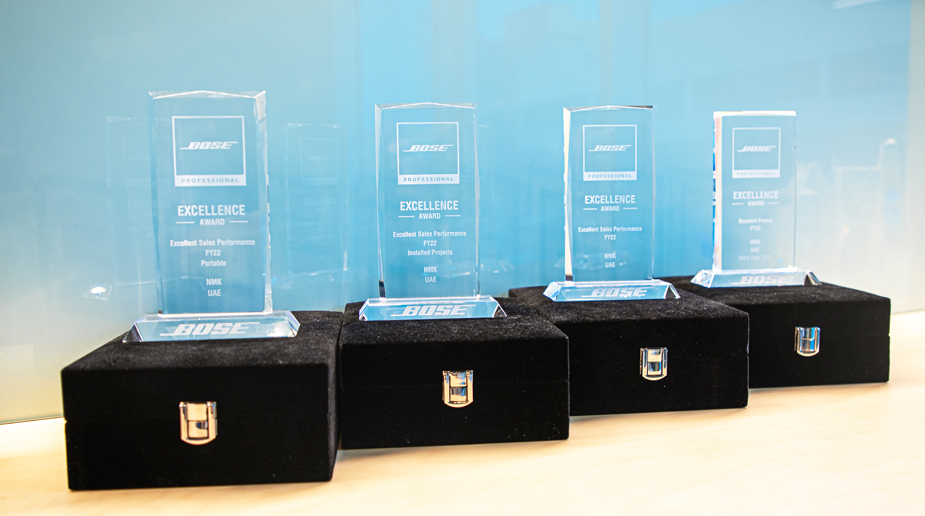 NMK Bags 4 Bose Professional Awards - News