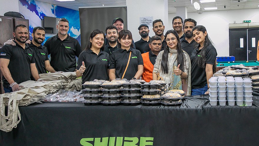 Shure takes part in NMK’s #TogetherWeCan - News