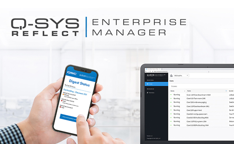 Q-SYS Reflect Enterprise Manager Now Available in Additional Countries